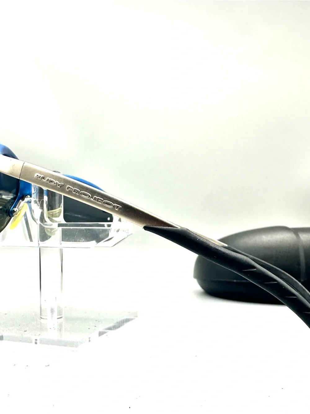 Rudy Project Skeey Uno Sunglasses Blue Silver Polarized Made in Italy SN 440723